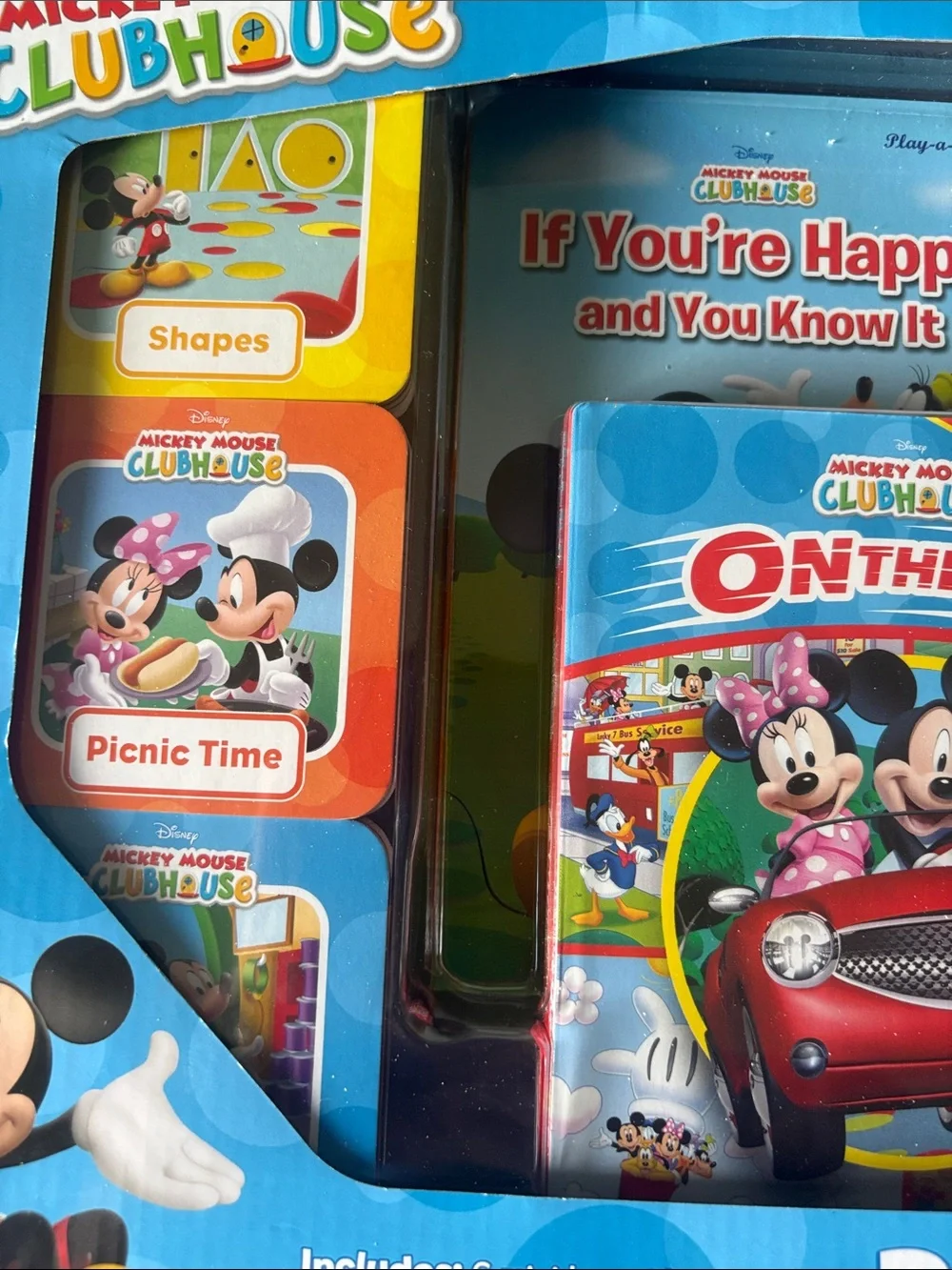 🎉NIB Disney Mickey Mouse Clubhouse Read, Explore & More Deluxe 8-Book Set - Blue